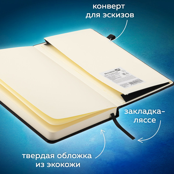 Изображение товара Скетчбук Brauberg Art Classic / 116470 (80л, черный)