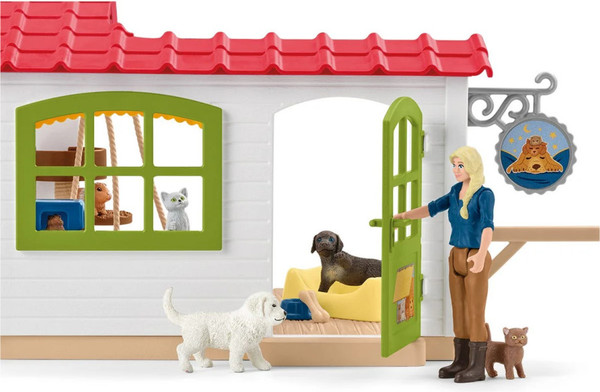 Изображение товара Игровой набор Schleich Кормление и уход за животными / 42607