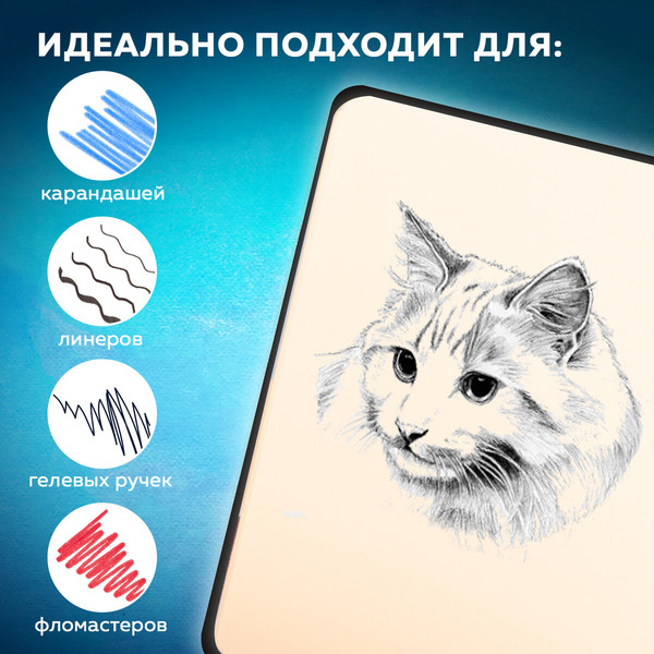 Изображение товара Скетчбук Brauberg Art Classic / 116472 (80л, черный)