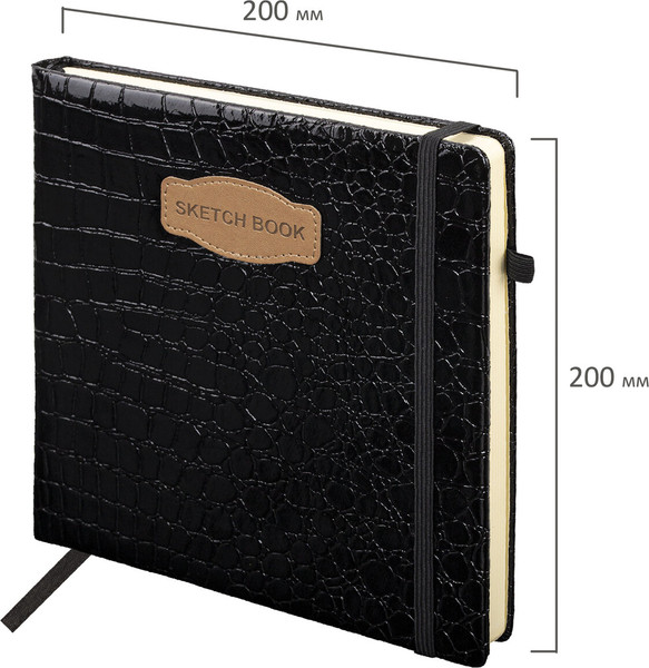Изображение товара Скетчбук Brauberg Art Classic / 116472 (80л, черный)