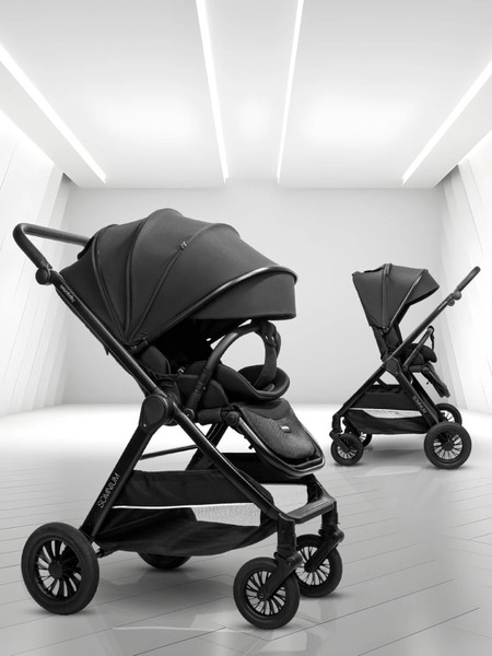 Изображение товара Детская прогулочная коляска Amarobaby Somnium / AB25-10SOMNIUM/09 (черный)