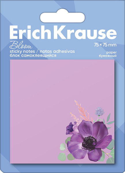 Изображение товара Стикеры канцелярские Erich Krause Pastel Bloom / 61663 (лиловый)