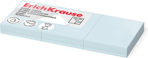 Изображение товара Стикеры канцелярские Erich Krause 61704 (голубой)