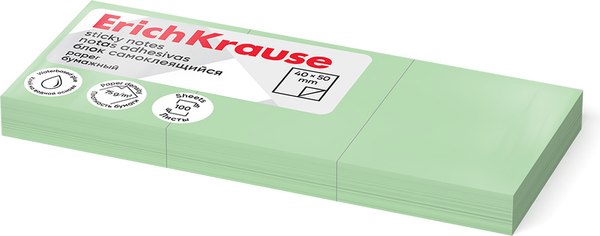 Изображение товара Стикеры канцелярские Erich Krause 61706 (зеленый)