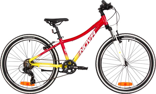 Изображение товара Детский велосипед Novatrack Katrina 20 / 20AHV.KATRINA.YRD5 (желтый/красный)