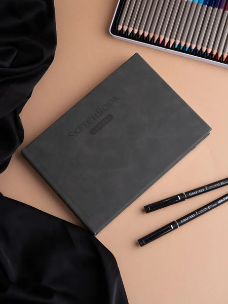 Изображение товара Скетчбук Малевичъ GrafArt White / 401282 (50л, серый)