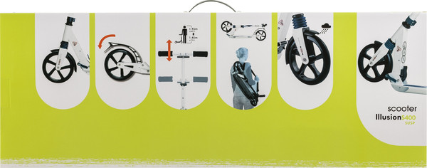 Изображение товара Самокат городской Ricos Illusion S400H (фиолетовый)