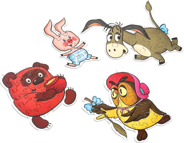 Изображение товара Развивающая игра Умные игры Винни-Пух. Союзмультфильм. Макси-пазлы / 4660254469594