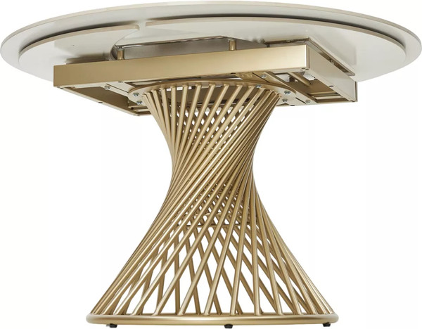 Изображение товара Обеденный стол M-City Bueno 120 / 614M05881 (Gloss Luxury Pandora Solid Ceramic/шампань)