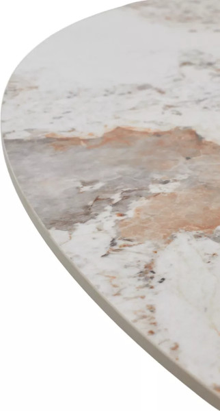 Изображение товара Обеденный стол M-City Bueno 120 / 614M05881 (Gloss Luxury Pandora Solid Ceramic/шампань)