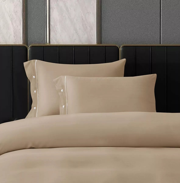 Изображение товара Комплект постельного белья Arya Serenity Shine 2сп / 8680943247827 (бежевый)