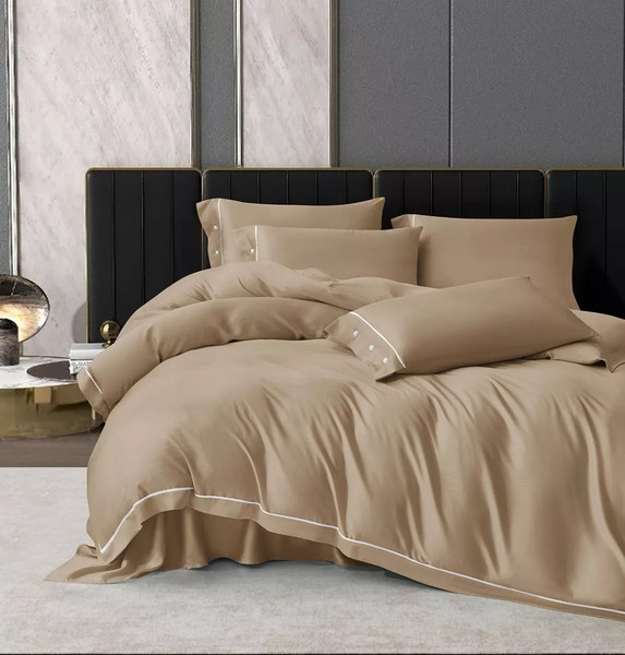 Изображение товара Комплект постельного белья Arya Serenity Shine 2сп / 8680943247827 (бежевый)