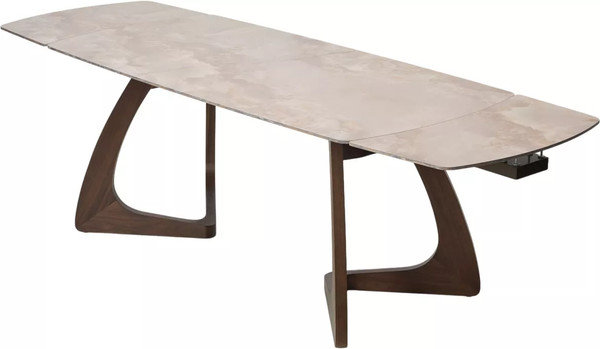 Изображение товара Обеденный стол M-City Dakar 180 / 614M05884 (Gloss Amber Jade Solid Ceramic/Орех)