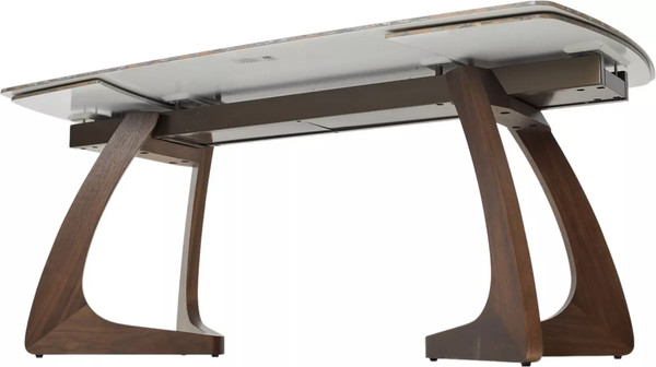 Изображение товара Обеденный стол M-City Dakar 180 / 614M05884 (Gloss Amber Jade Solid Ceramic/Орех)