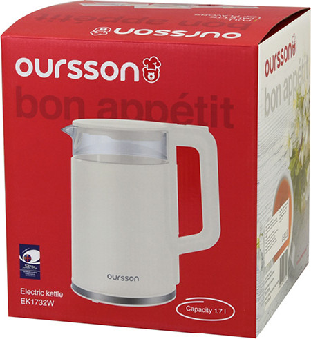 Изображение товара Электрочайник Oursson KE1732W/BL