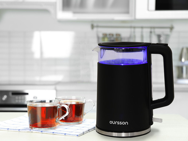 Изображение товара Электрочайник Oursson KE1732W/BL