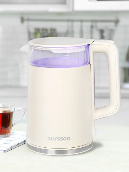 Изображение товара Электрочайник Oursson KE1732W/IV