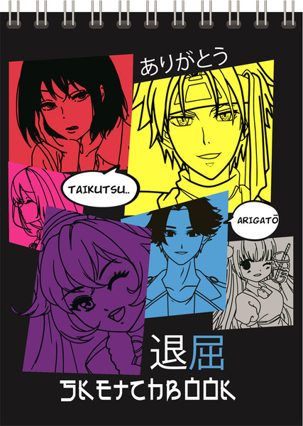 Изображение товара Скетчбук Centrum Аниме Неон / 72533