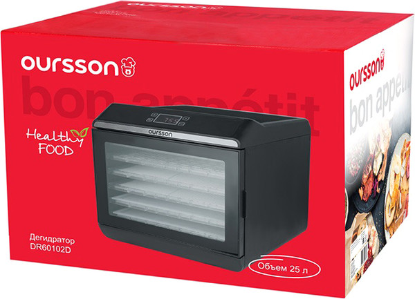 Изображение товара Сушилка для овощей и фруктов Oursson DR60102D/BL