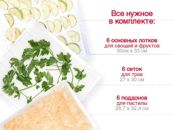 Изображение товара Сушилка для овощей и фруктов Oursson DR60102D/BL