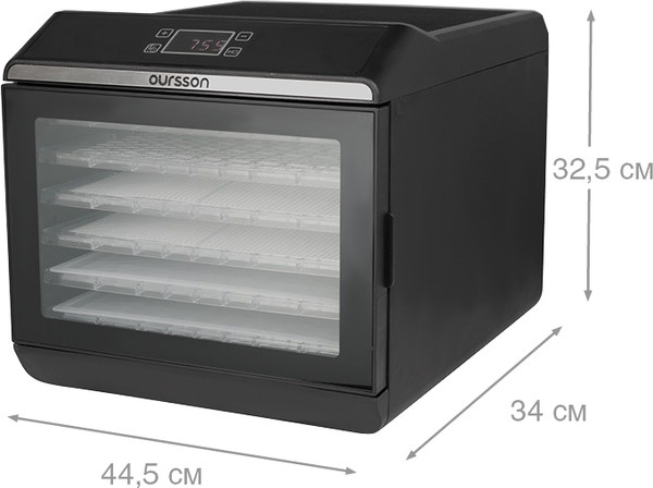 Изображение товара Сушилка для овощей и фруктов Oursson DR60102D/BL