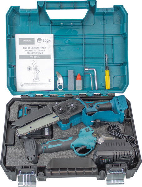 Изображение товара Набор садового электроинструмента Edon Аккумуляторный Набор C