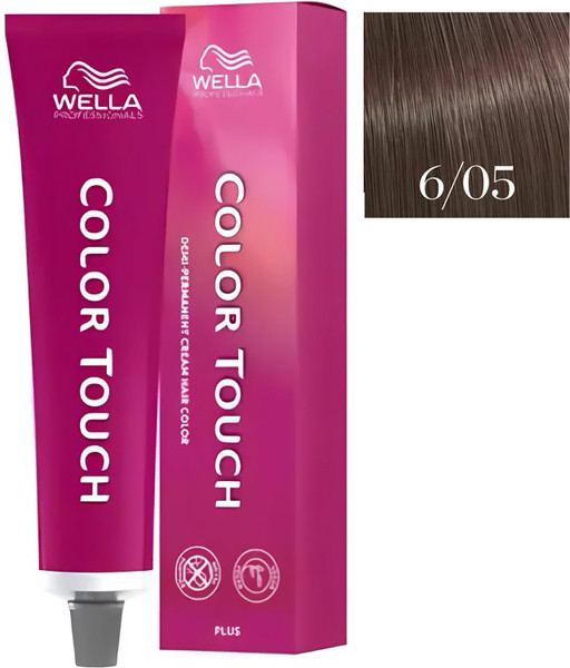 Изображение товара Крем-краска для волос Wella Professionals Color Touch 6/05 (60мл)