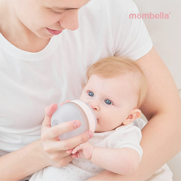 Изображение товара Бутылочка для кормления Mombella 8138 (120мл, розовый)