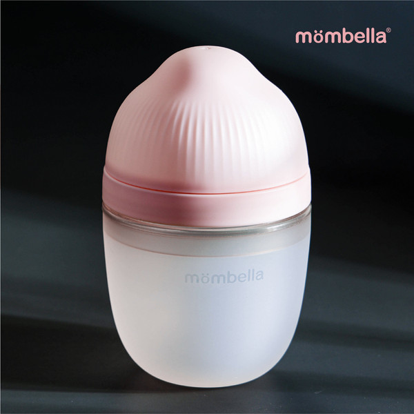 Изображение товара Бутылочка для кормления Mombella 8139 (210мл, розовый)