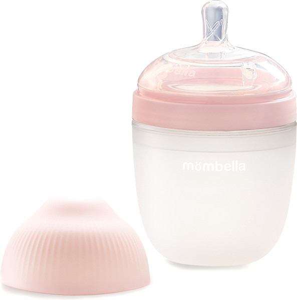 Изображение товара Бутылочка для кормления Mombella 8139 (210мл, розовый)