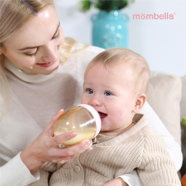 Изображение товара Бутылочка для кормления Mombella 8142 (120мл, розовый)
