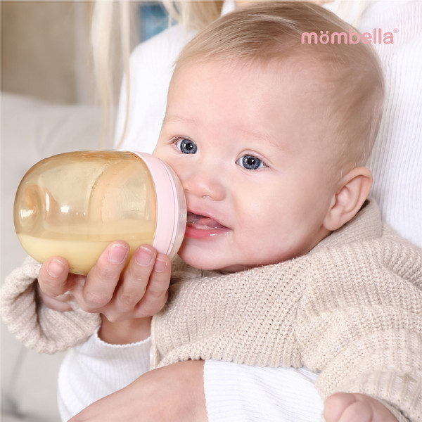 Изображение товара Бутылочка для кормления Mombella 8143 (210мл, розовый)
