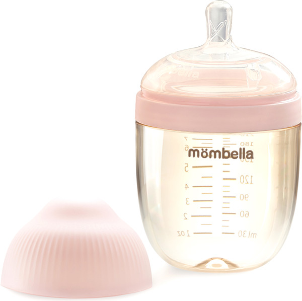 Изображение товара Бутылочка для кормления Mombella 8143 (210мл, розовый)