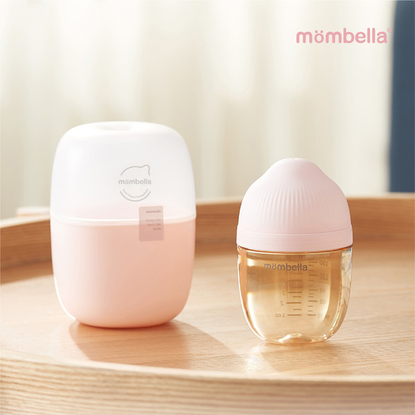 Изображение товара Бутылочка для кормления Mombella 8143 (210мл, розовый)