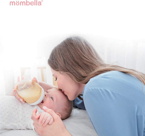 Изображение товара Бутылочка для кормления Mombella 8141 (210мл, белый)