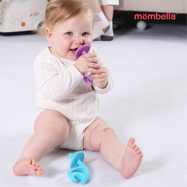 Изображение товара Прорезыватель для зубов Mombella Слон / 8100 (фиолетовый)