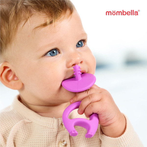 Изображение товара Прорезыватель для зубов Mombella Слон / 8100 (фиолетовый)