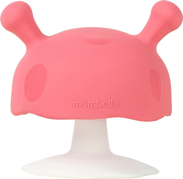 Изображение товара Прорезыватель для зубов Mombella Грибочек / 00113 (розовый)
