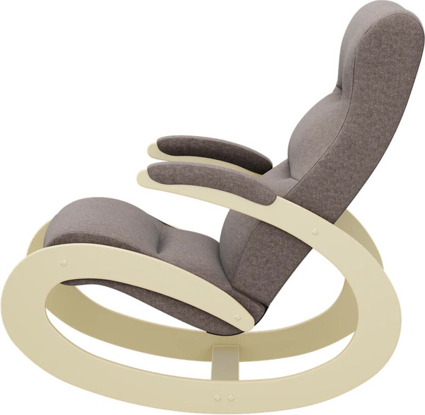 Изображение товара Кресло-качалка Glider Экси (Runa Taupe/дуб шампань)