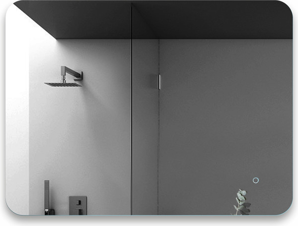 Изображение товара Зеркало Алмаз-Люкс Hanoi 8060s-1 (80x60см, с подсветкой и сенсорной кнопкой)