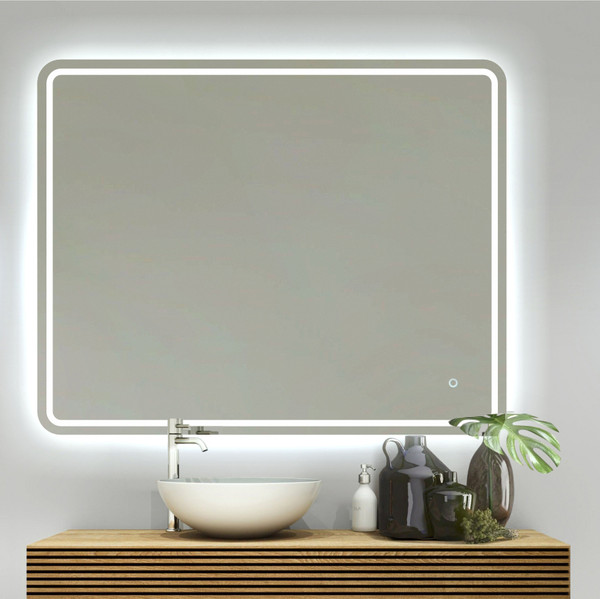 Изображение товара Зеркало Алмаз-Люкс Manila 10080s-1 (1000x80см, с подсветкой и сенсорной кнопкой)