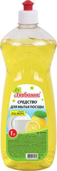 Изображение товара Средство для мытья посуды Любаша Лимон / 604780 (1л)
