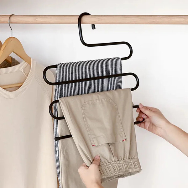 Изображение товара Металлическая вешалка-плечики Brabix 5 секций / 608465 (белый)