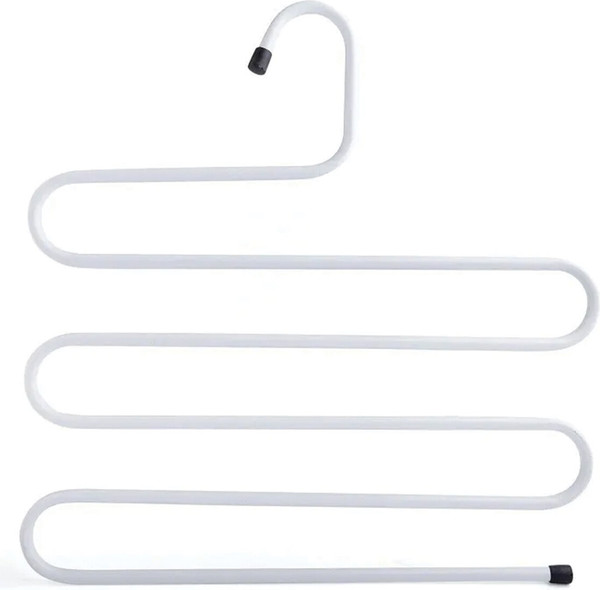 Изображение товара Металлическая вешалка-плечики Brabix 5 секций / 608465 (белый)