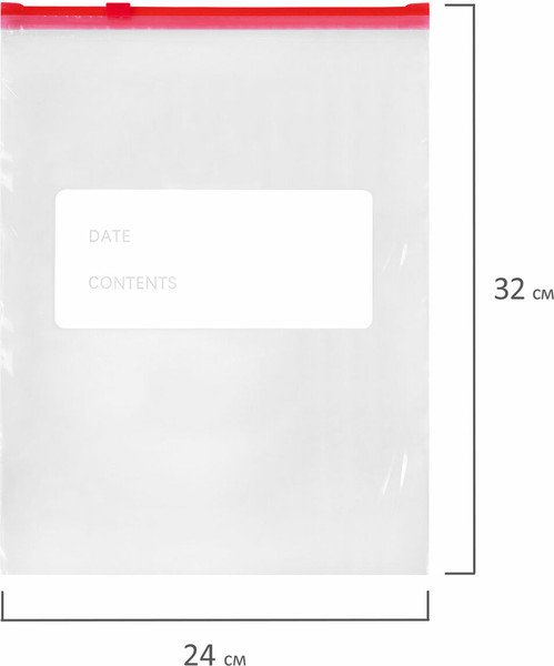 Изображение товара Комплект пакетов-слайдеров Laima 608914 (100шт)