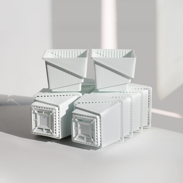 Изображение товара Кашпо BOTANICA Air для кактусов и суккулентов (7.35x6.5см, белый)