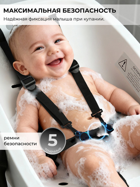 Изображение товара Стульчик для купания Sweet Baby Charli Chair 2в1 (белый)