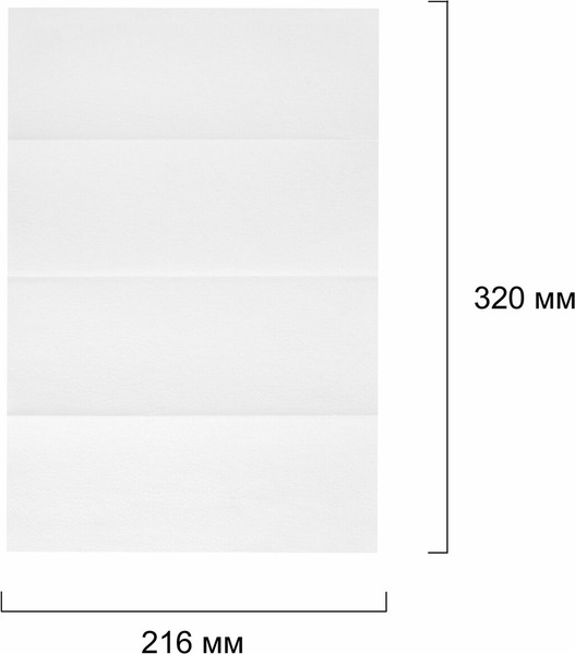 Изображение товара Бумажные полотенца Laima Premium H2 / 116378 (21x150шт, белый)