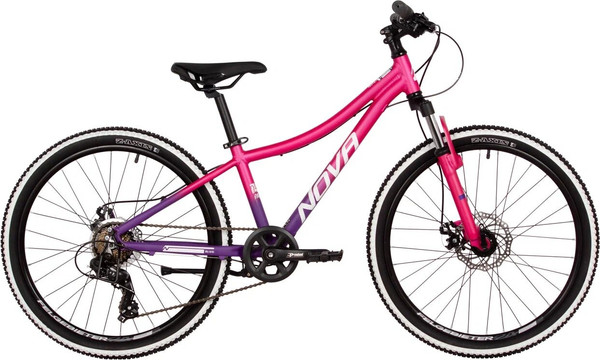 Изображение товара Велосипед Novatrack Katrina 24 / 24AHD.KATRINA.12VPR5 (фуксия/фиолетовый)