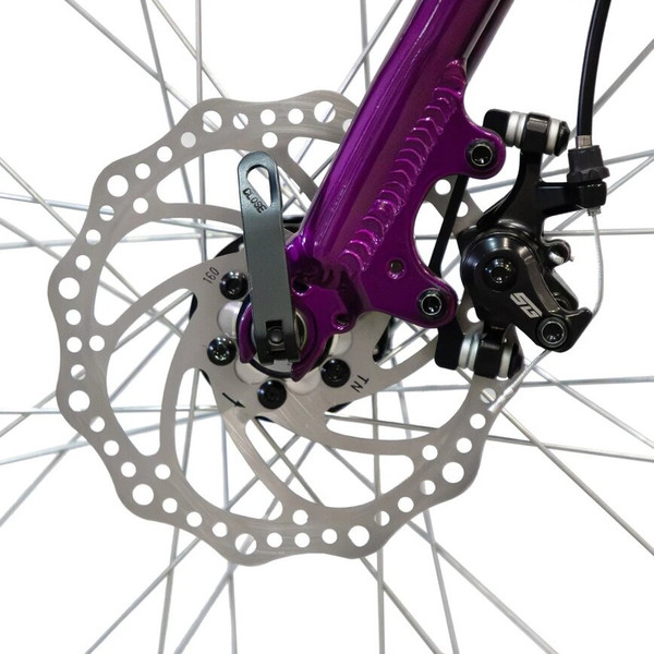 Изображение товара Велосипед Novatrack Novara 24 / 24AHD.NOVARA.10VL5 (фиолетовый, разобранный, в коробке)